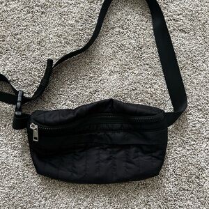 Sondra Roberts Black Crossbody Bag Minimalist Design